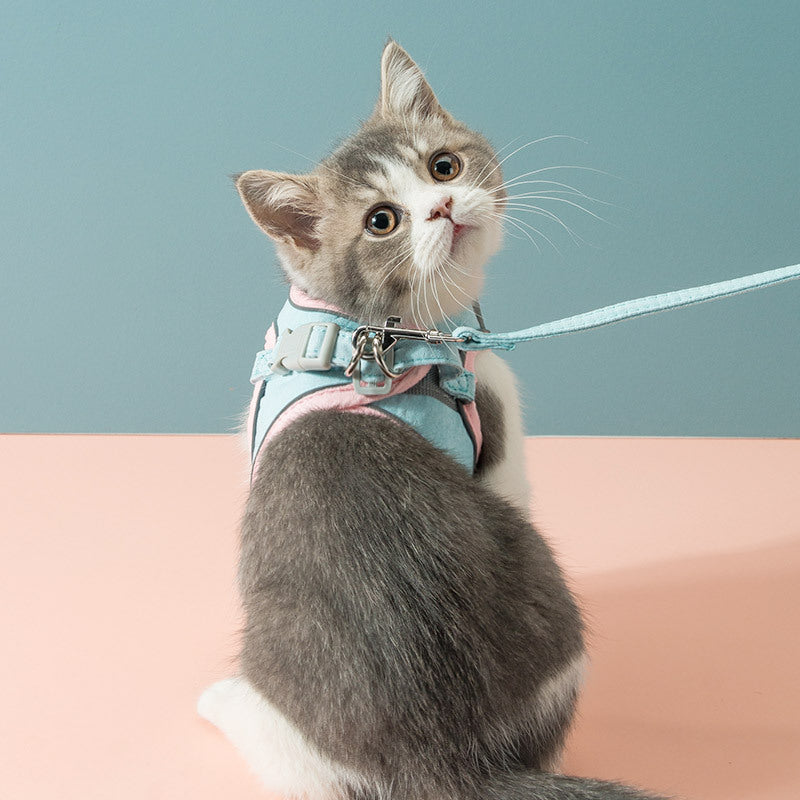 Cat Traction Rope Chest Strap To Prevent Breaking Free Pets Cat Strap - 0 - CJ