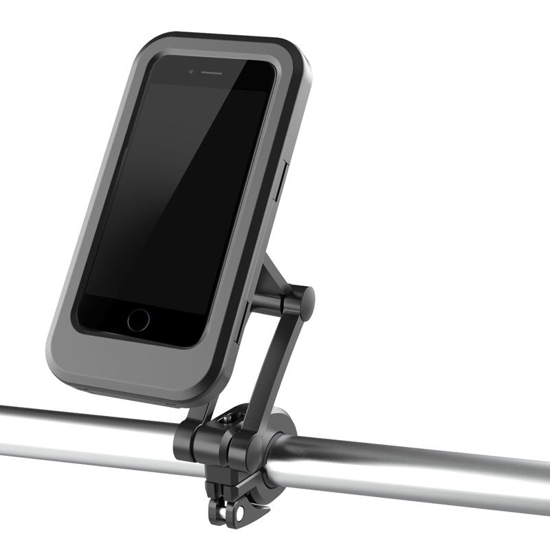 Adjustable Waterproof Bicycle Mobile Phone Holder Mount Universal Bike Motorcycle Handlebar Cell Phone Support Mount Bracket Bag - 0 - CJ