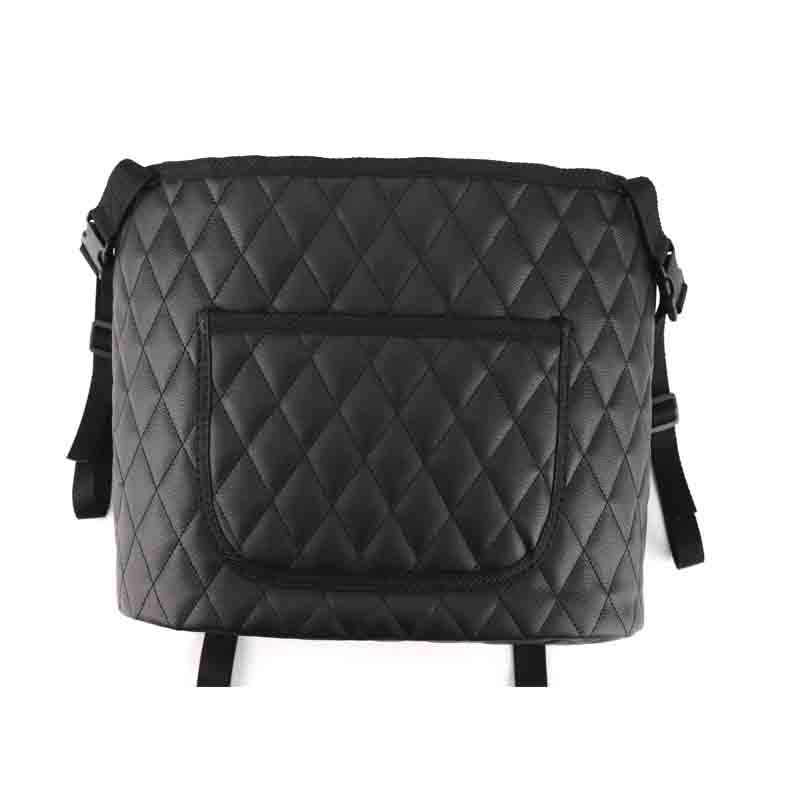 Car Storage Bag Handbag Holder Car Seat Storage Organizer Handbag Holder Auto Interior Stowing Tidying Car Middle Organizer - 0 - CJ - Black with pockets - CJQC111749902BY