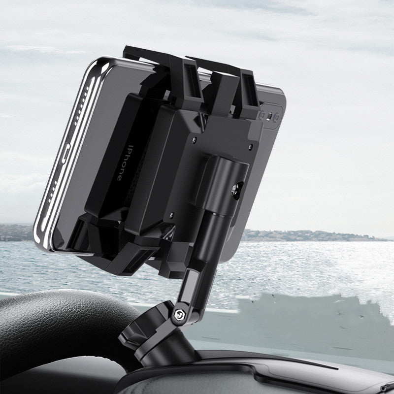 New Car Phone Holder Rotary Adiustable Navigation Car Phone Stand Multi - Function With Parking Card Automotive Goods - 0 - CJ