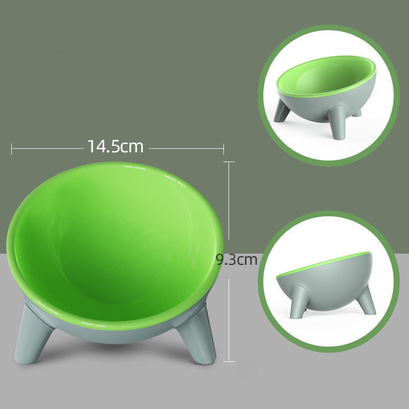 Cat Dog Bowl With Stand Pet Feeding Food Bowls Dogs Bunny Rabbit Nordic Color Feeder Product Supplies Pet Accessories - 0 - CJ - Moff green - CJMY112775201AZ