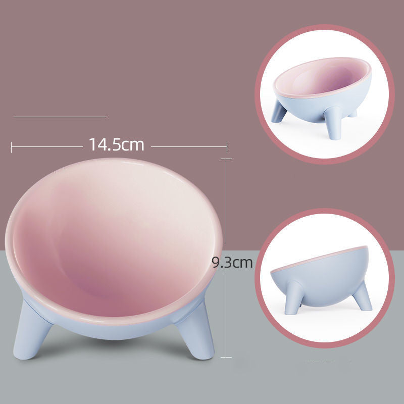 Cat Dog Bowl With Stand Pet Feeding Food Bowls Dogs Bunny Rabbit Nordic Color Feeder Product Supplies Pet Accessories - 0 - CJ
