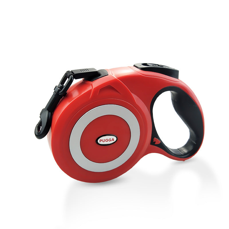 Pull Straps For Large Dogs, Retractable Pet Supplies, Walking Dogs, Dog Leashes - 0 - CJ - Red - L8M round rope 430G - CJGX113130404DW