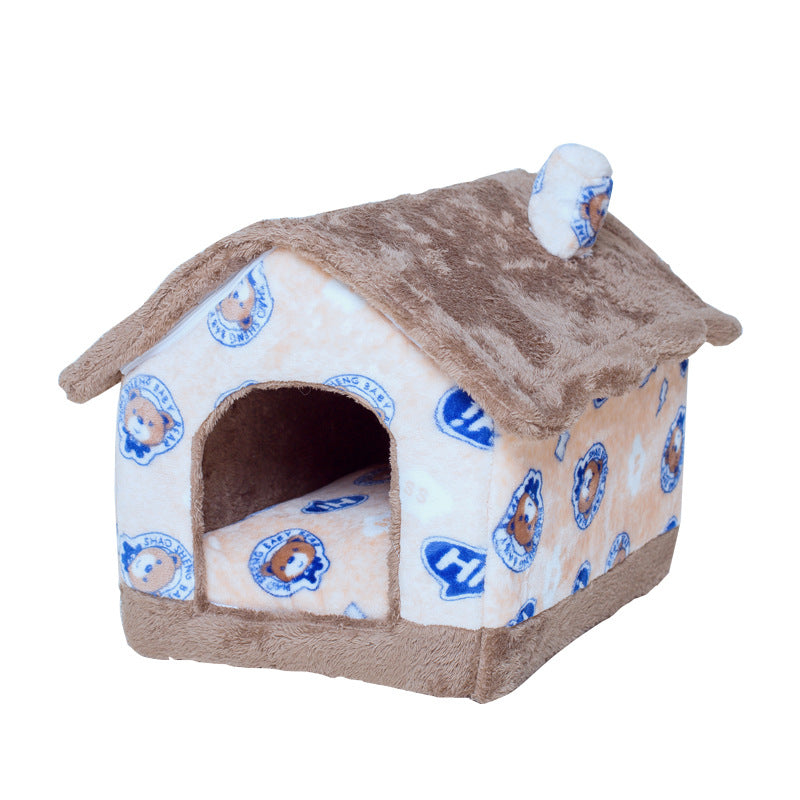 Wanghong Pet House Dog House Cat House Four Seasons - 0 - CJ - Khaki - L - CJMY114111609IR