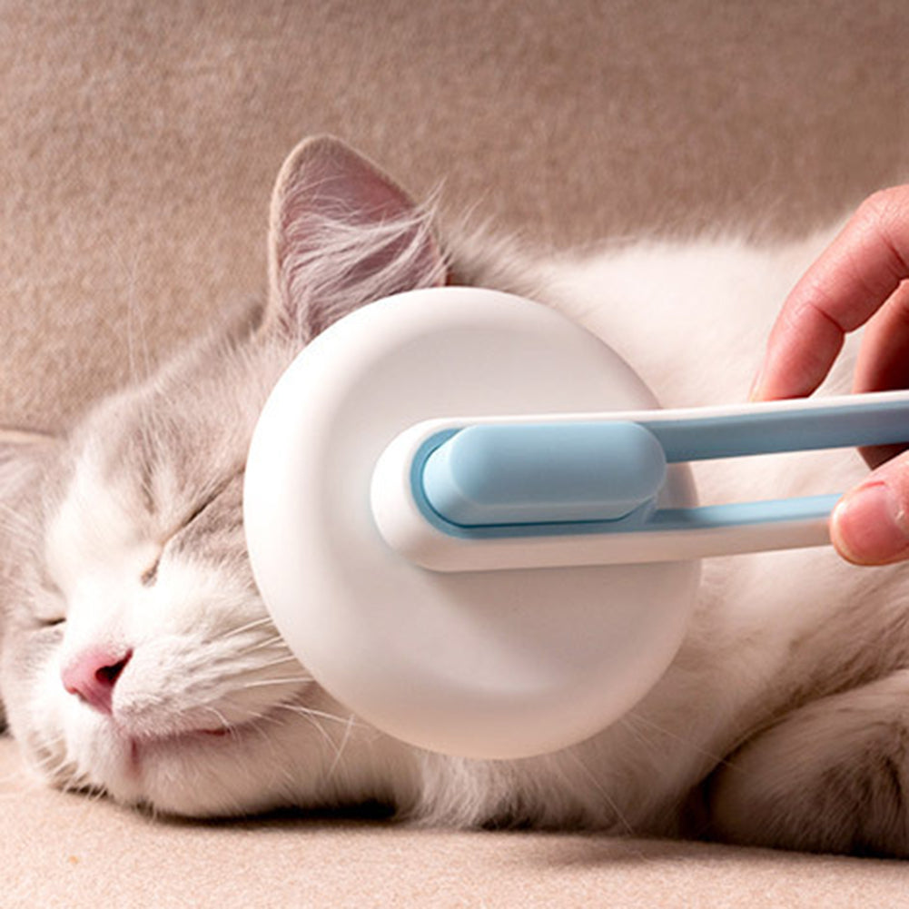 Pet Dog Hair Remover Cat Brush Grooming Tool Automatic Massage Comb Round Hair Brush For Cat Dog Pet Supplies - 0 - CJ