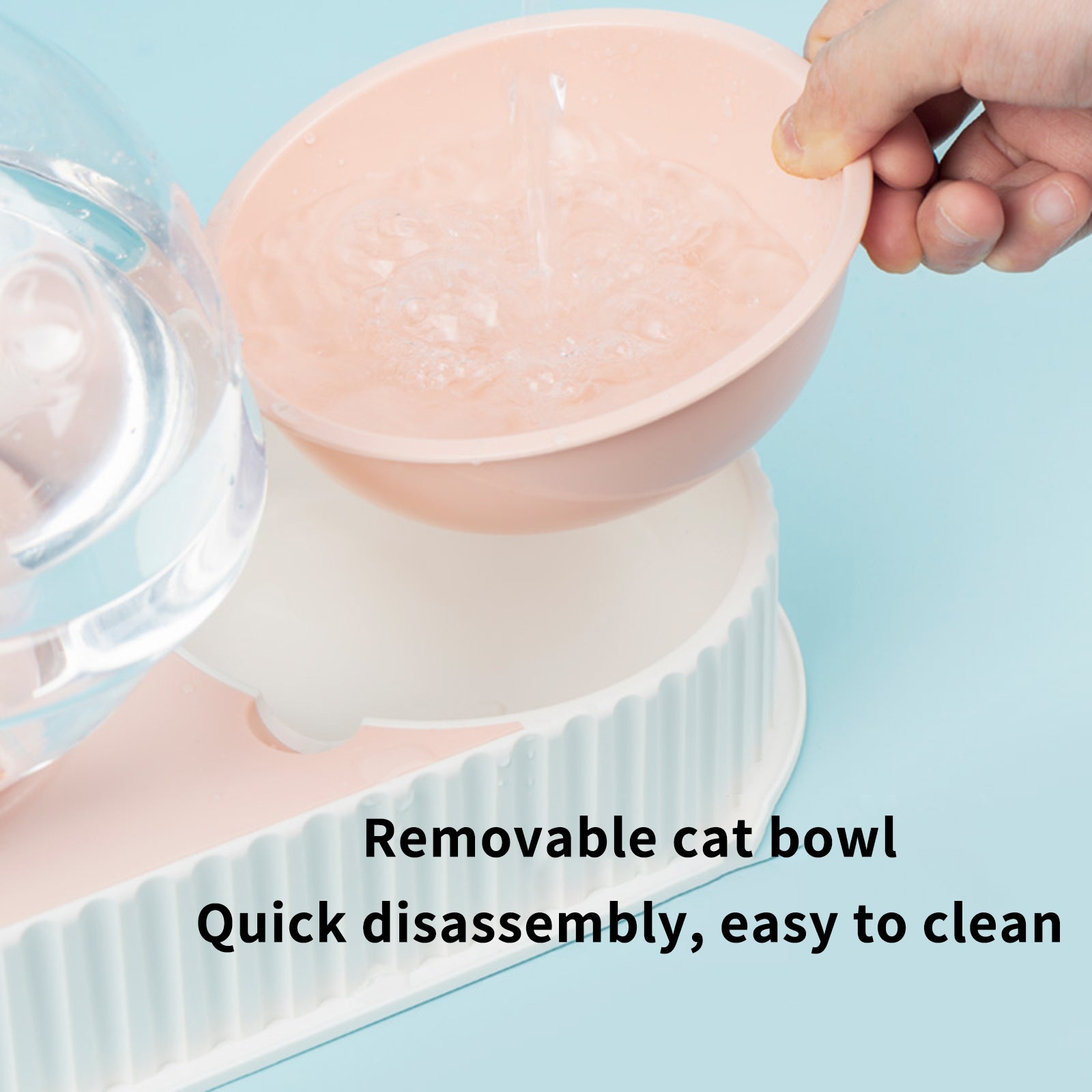 Plastic Pet Feeding Drinkers Cat Dog Automatic Feeder Drinking Animal Pet Bowl Water Bowl For Pets Dog Automatic Drinkers - 0 - CJ