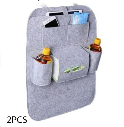 Multi - Purpose Auto Seat Organizer Bag - 0 - CJ - Light grey 2pcs - CJQCNBQC00007 - Light grey 2pcs
