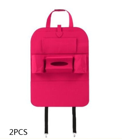 Multi - Purpose Auto Seat Organizer Bag - 0 - CJ - Rose red 2pcs - CJQCNBQC00007 - Rose red 2pcs