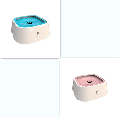 Non - wet Mouth Dog Bowl, Floating Bowl, Anti - overturning - 0 - CJ - Pink blue set - CJJJCWGY00623 - Pink blue set