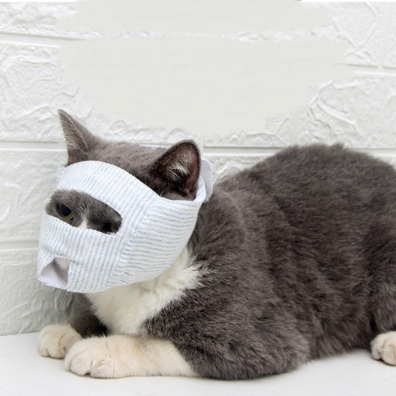 Anti - Bite And Anti - Messy Drip Medicine Breathable Cat Mask - 0 - CJ