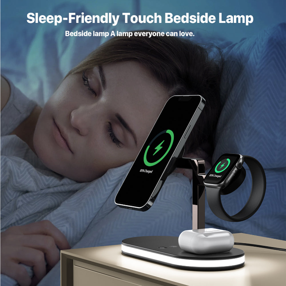 4 In 1 Aluminum Alloy Magnetic Wireless Charger Stand - 5 - CJ
