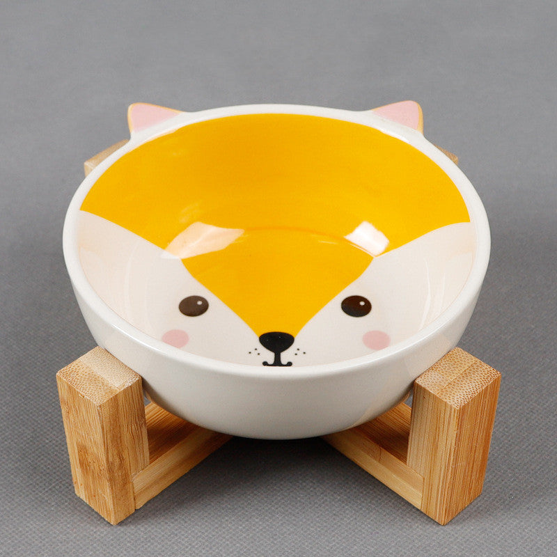 Protect Cervical Spine Cat Food Bowl Cat Food Bowl Pet Bowl - 0 - CJ