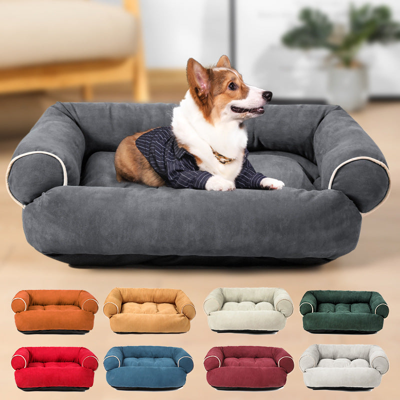 Dog Sofa Bed Sleeping Bag Kennel Cat Puppy Sofa Bed Pet House Winter Warm Beds Cushion - 0 - CJ