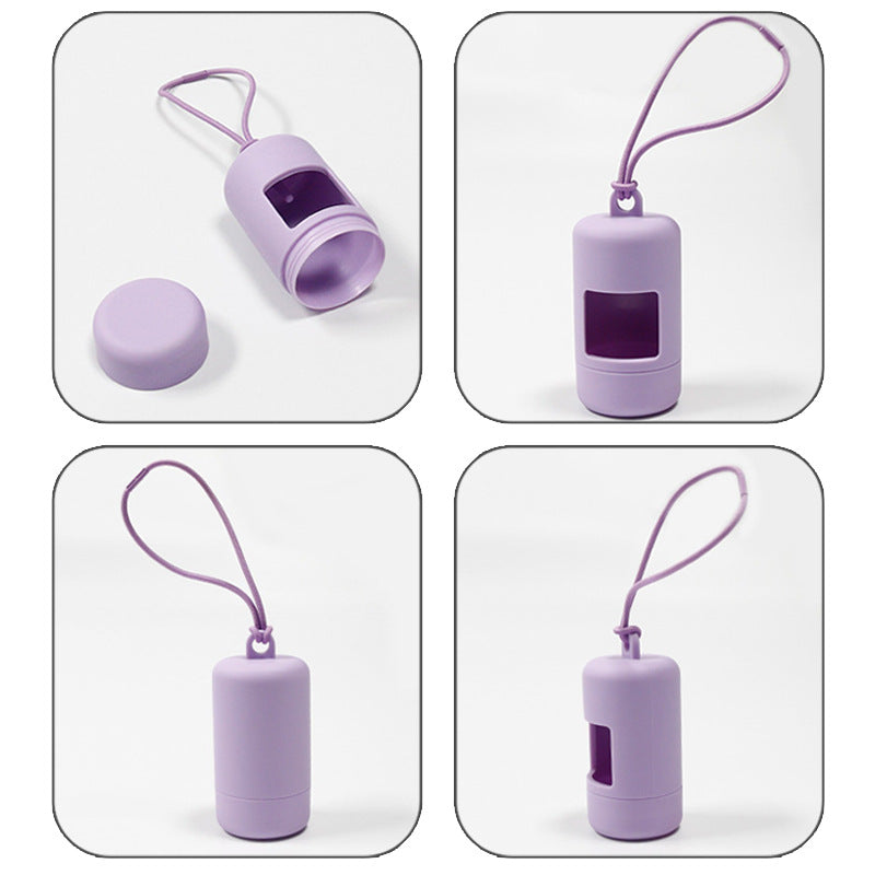 Portable PVC Poop Bag Dispenser Dog Waste Bag Holder - 0 - CJ
