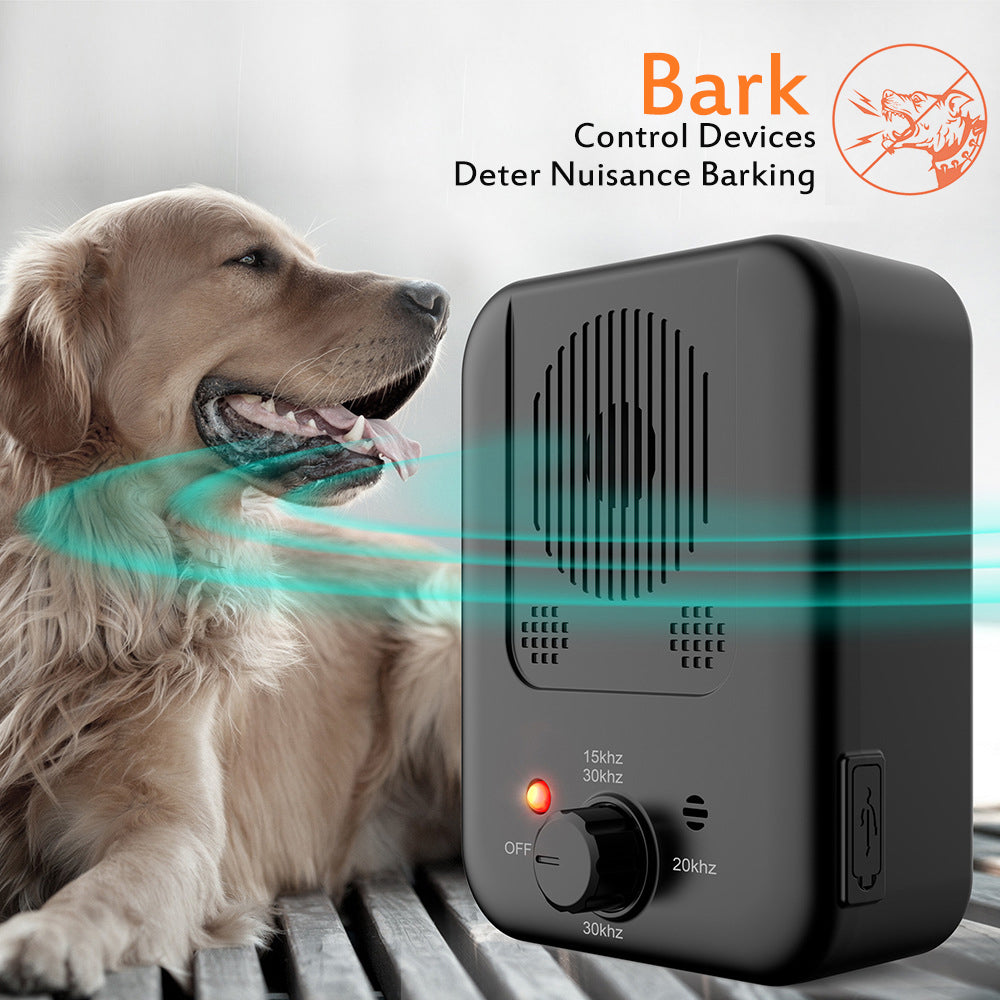 Pets Dog Anti Barking Device Pet Dog Ultrasonic Anti Barking Collars Repeller Outdoor Dogs Stop No Bark Control Training Device Supplies - 0 - CJ