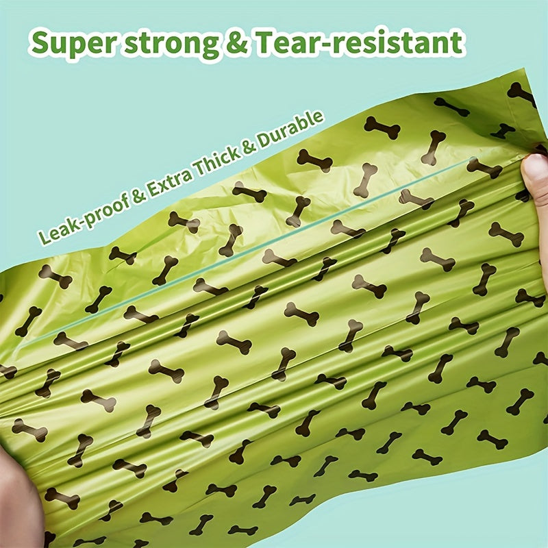 Environmentally Friendly Biodegradable Pet Litter Bags Dog Waste Bags With Dog Poop Bag Dispenser Dog Poop Bags Thickened Poop Bags Leak - Proof Dog Waste Bags For Pet Supplies - 5 - CJ