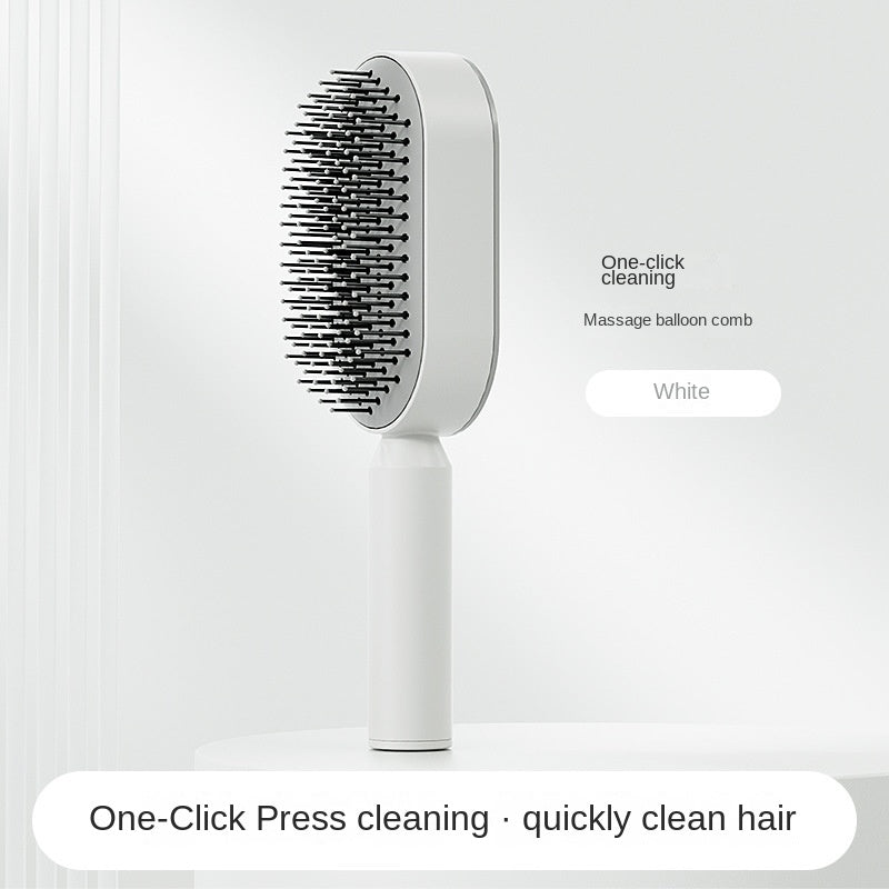 Women Fashion 3D Hair Growth Comb Hairbrush Self - Cleaning Hair Brush Self Cleaning Hair Brush For Women Massage Scalp Promote Blood Circulation Anti Hair Loss - 5 - CJ