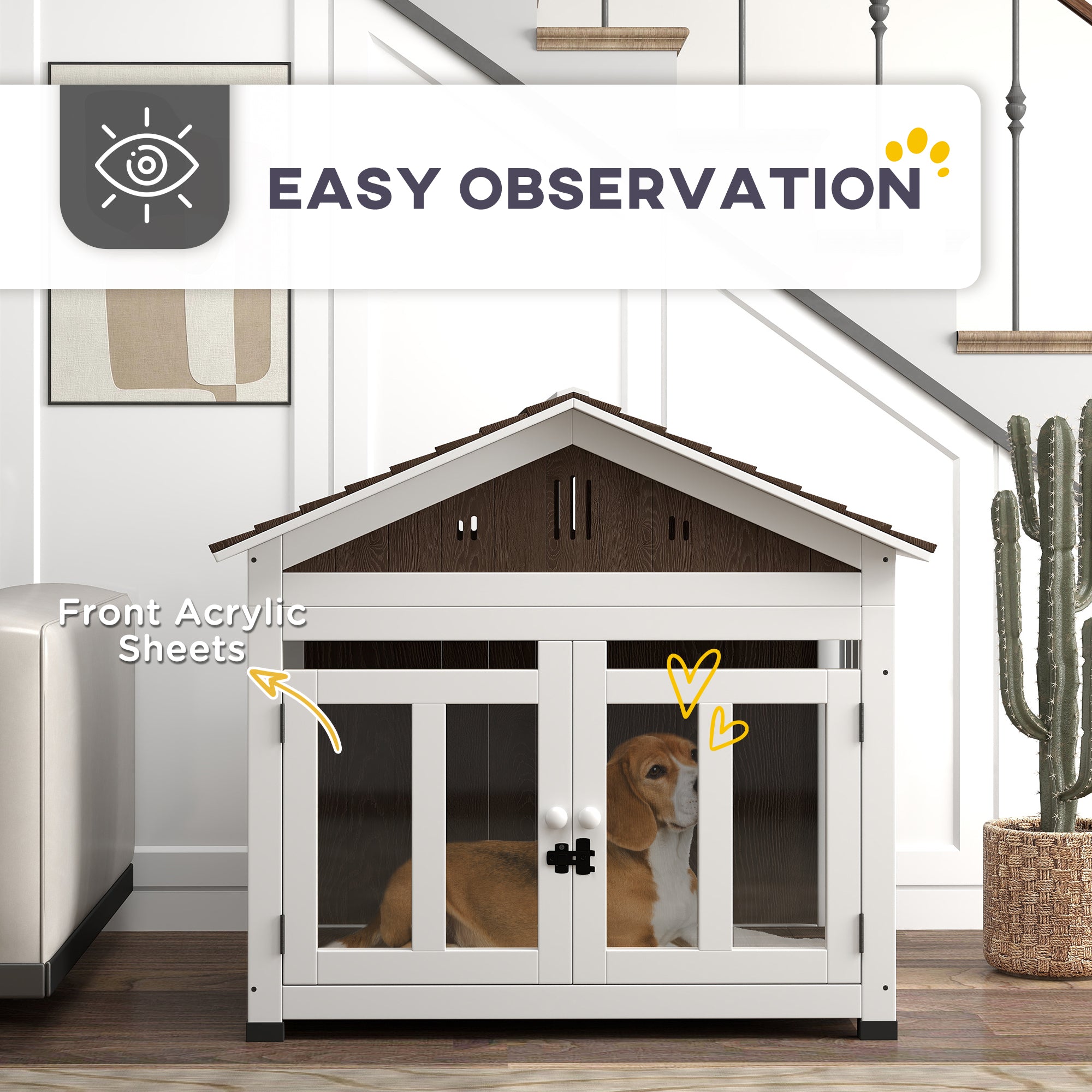 L Dog House Outdoor Indoor for Small - 5 - cjdroshippping