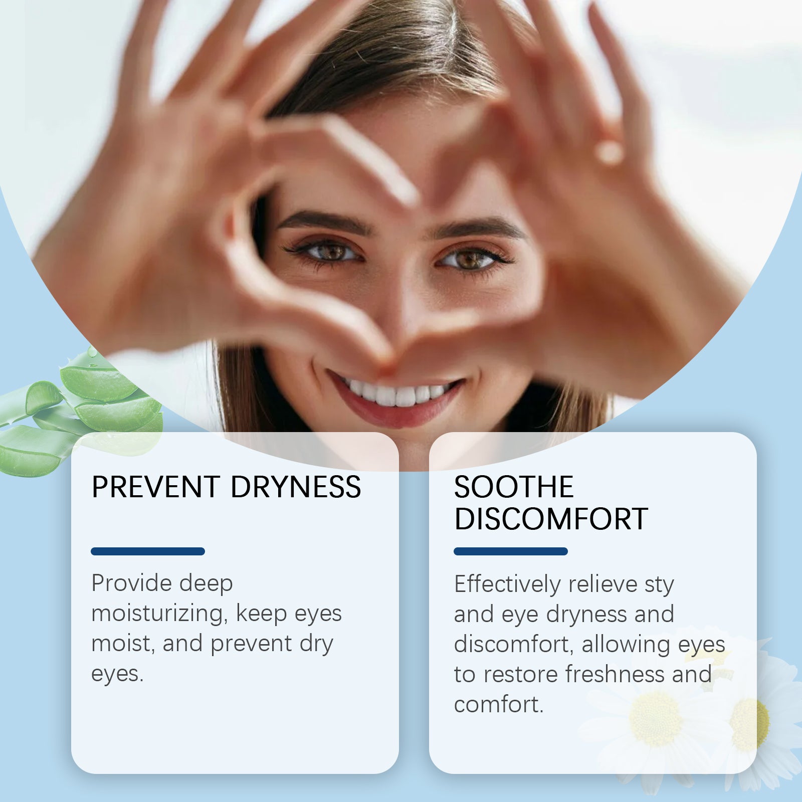 OUHOE Eye Care Drops Gently Nourish And Moisturize The Skin Around The Eyes. Portable Daily Eye Care Drops - 5 - CJ