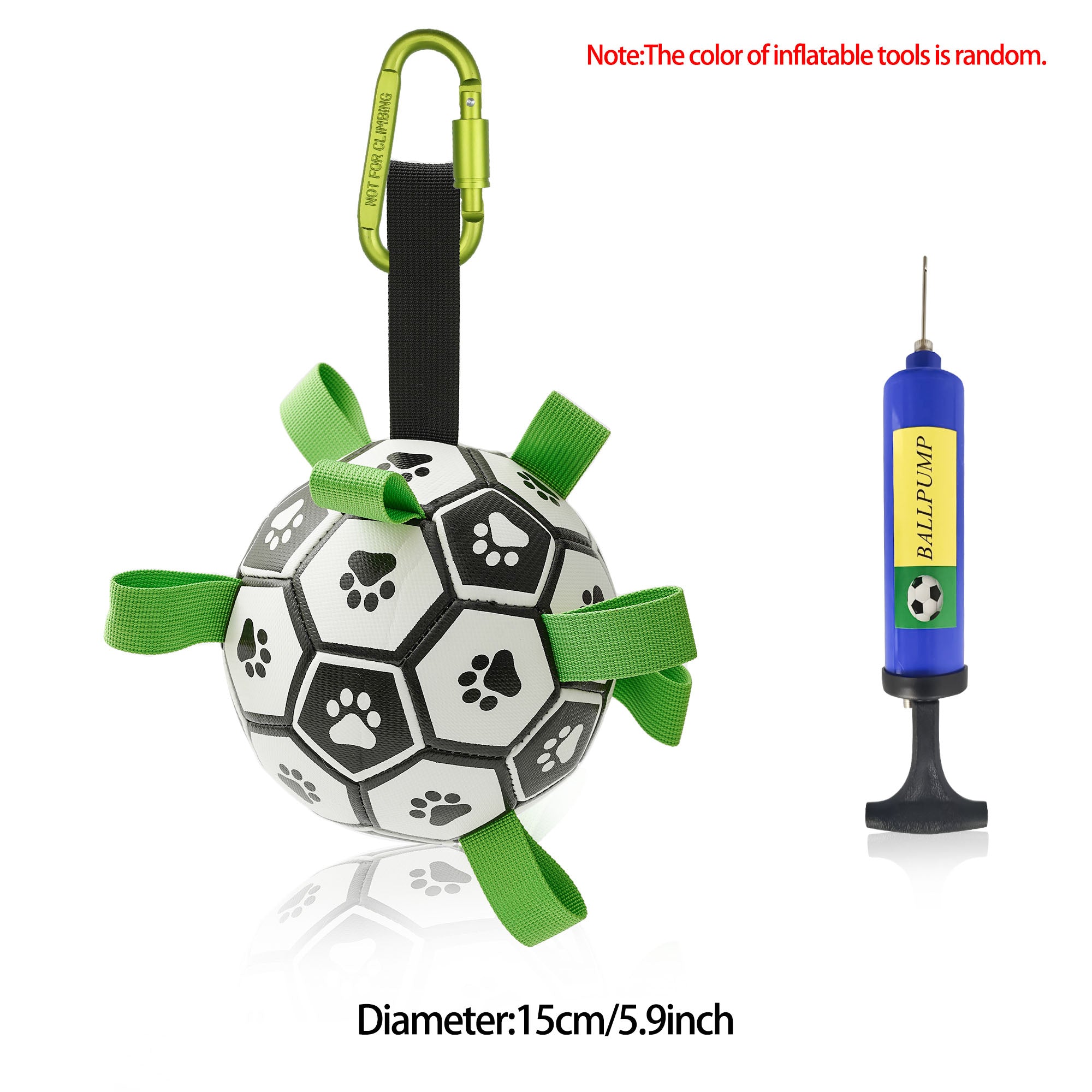 Interactive Dog Football Toy Soccer Ball Inflated Training Toy For Dogs Outdoor Border Collie Balls For Large Dogs Pet Supplies - 4 - CJ