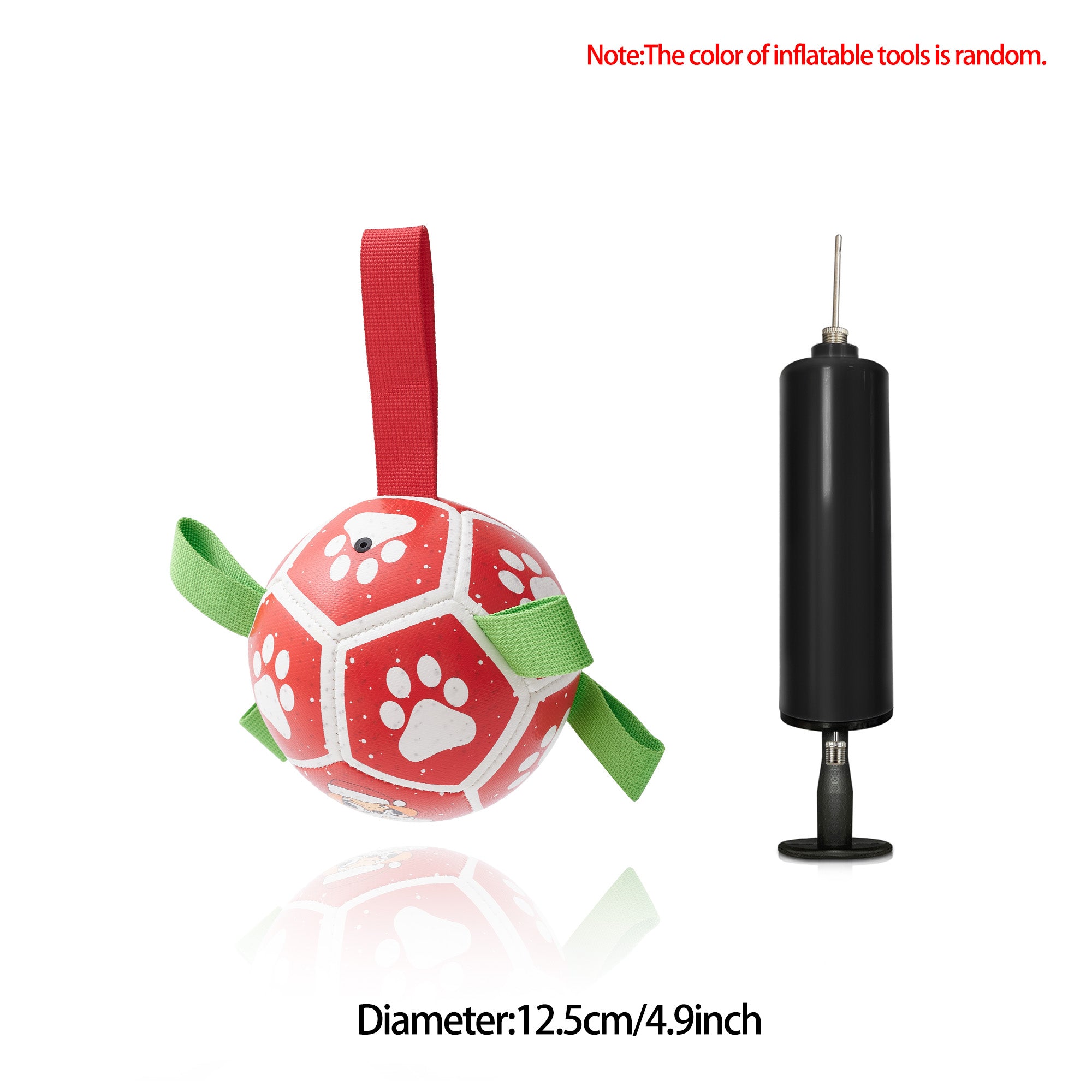 Interactive Dog Football Toy Soccer Ball Inflated Training Toy For Dogs Outdoor Border Collie Balls For Large Dogs Pet Supplies - 4 - CJ