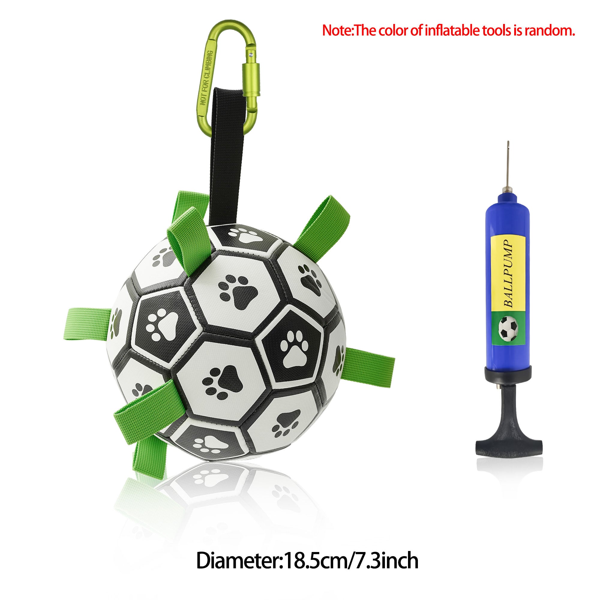Interactive Dog Football Toy Soccer Ball Inflated Training Toy For Dogs Outdoor Border Collie Balls For Large Dogs Pet Supplies - 4 - CJ