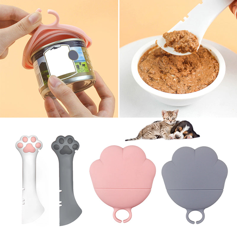 Multifunction Pet Canned Spoon Jar Opener Puppy Feeding Mixing Wet Dry Scoop Cat Dog Accessories Feeder Shovel Pets Tableware Multifunction Pet Canned Spoon Jar Opener Puppy - 5 - CJ