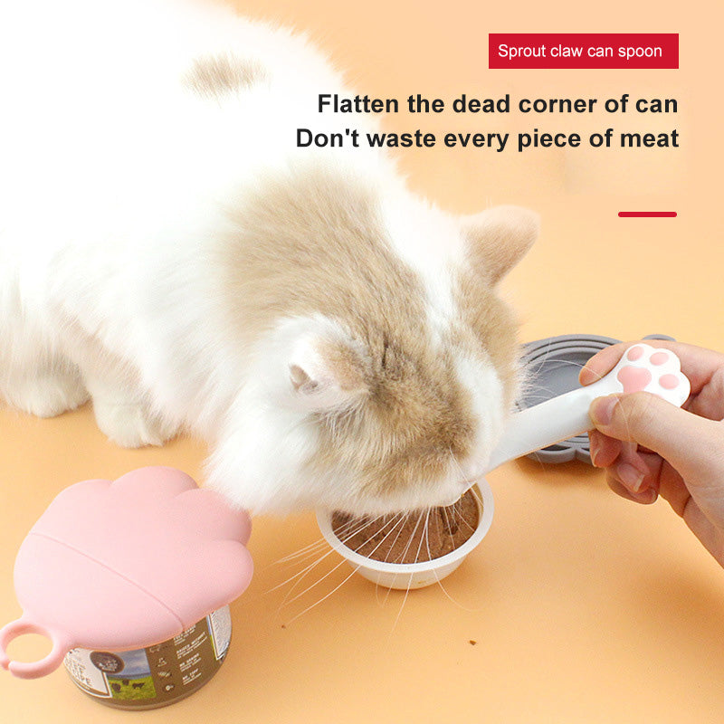 Multifunction Pet Canned Spoon Jar Opener Puppy Feeding Mixing Wet Dry Scoop Cat Dog Accessories Feeder Shovel Pets Tableware Multifunction Pet Canned Spoon Jar Opener Puppy - 5 - CJ