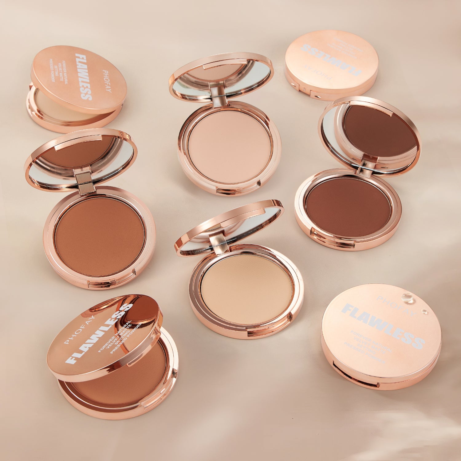 PHOFAY Matte Setting Pressed Powder - 4 - CJ