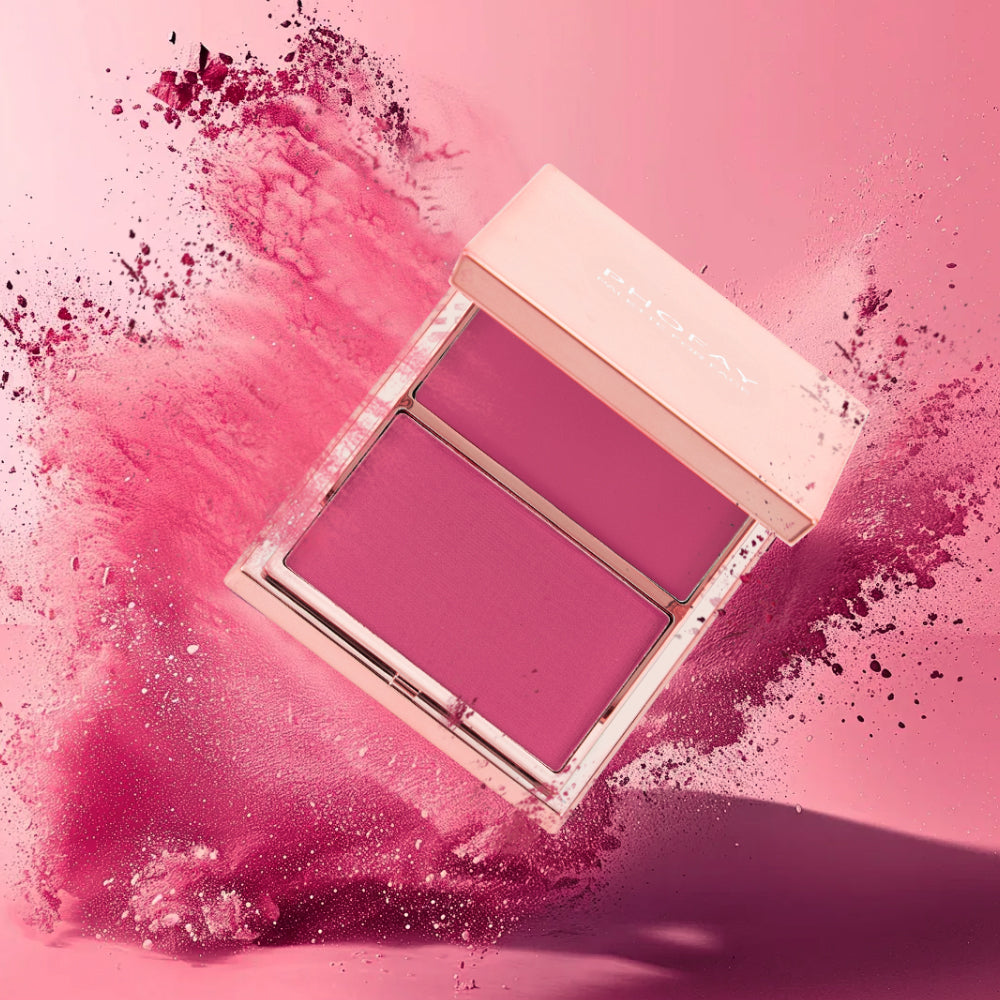 PHOFAY Double - Take Cream & Powder Blush Duo - 4 - CJ