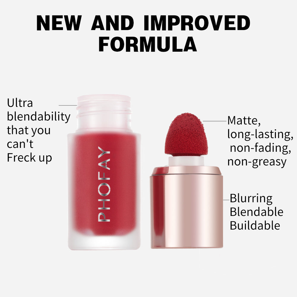 PHOFAY Mousse Liquid Blush - 4 - CJ