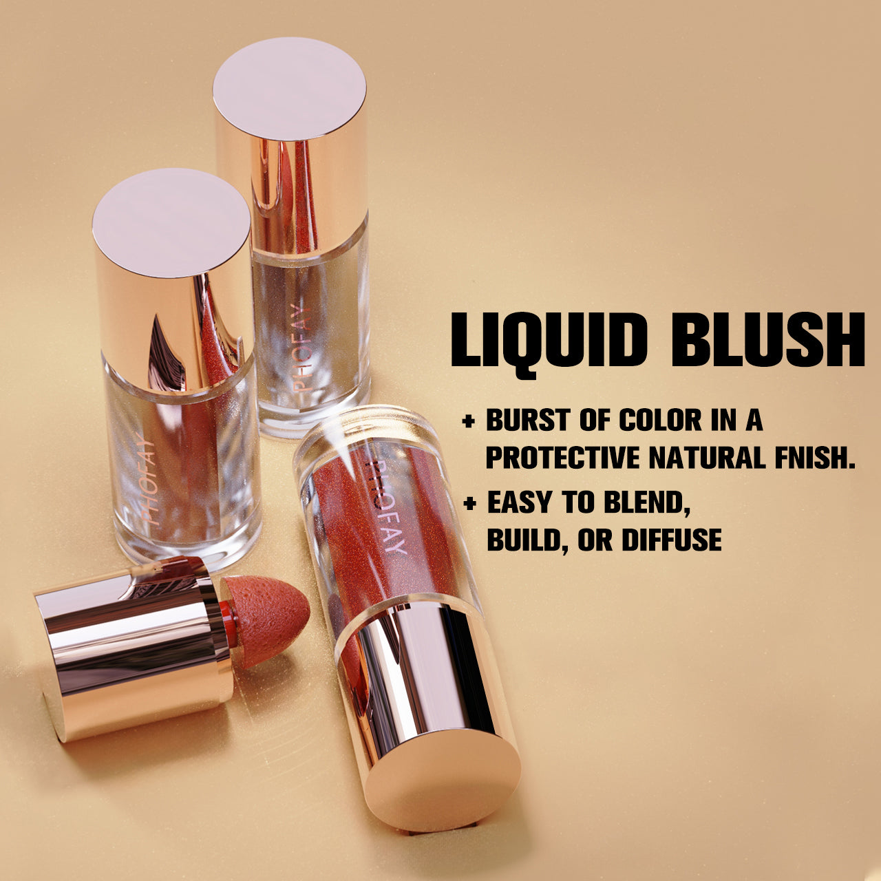PHOFAY Mousse Liquid Blush - 4 - CJ
