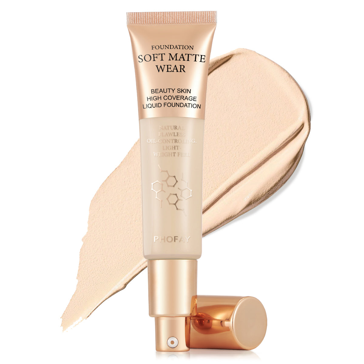 PHOFAY Full Coverage Foundation - 4 - CJ - 02 - CJCZ212019602BY