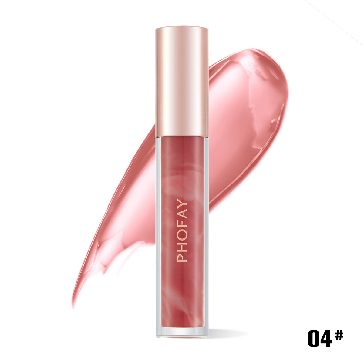 PHOFAY Rose Blooming Hydrating Lip Gloss - 4 - CJ