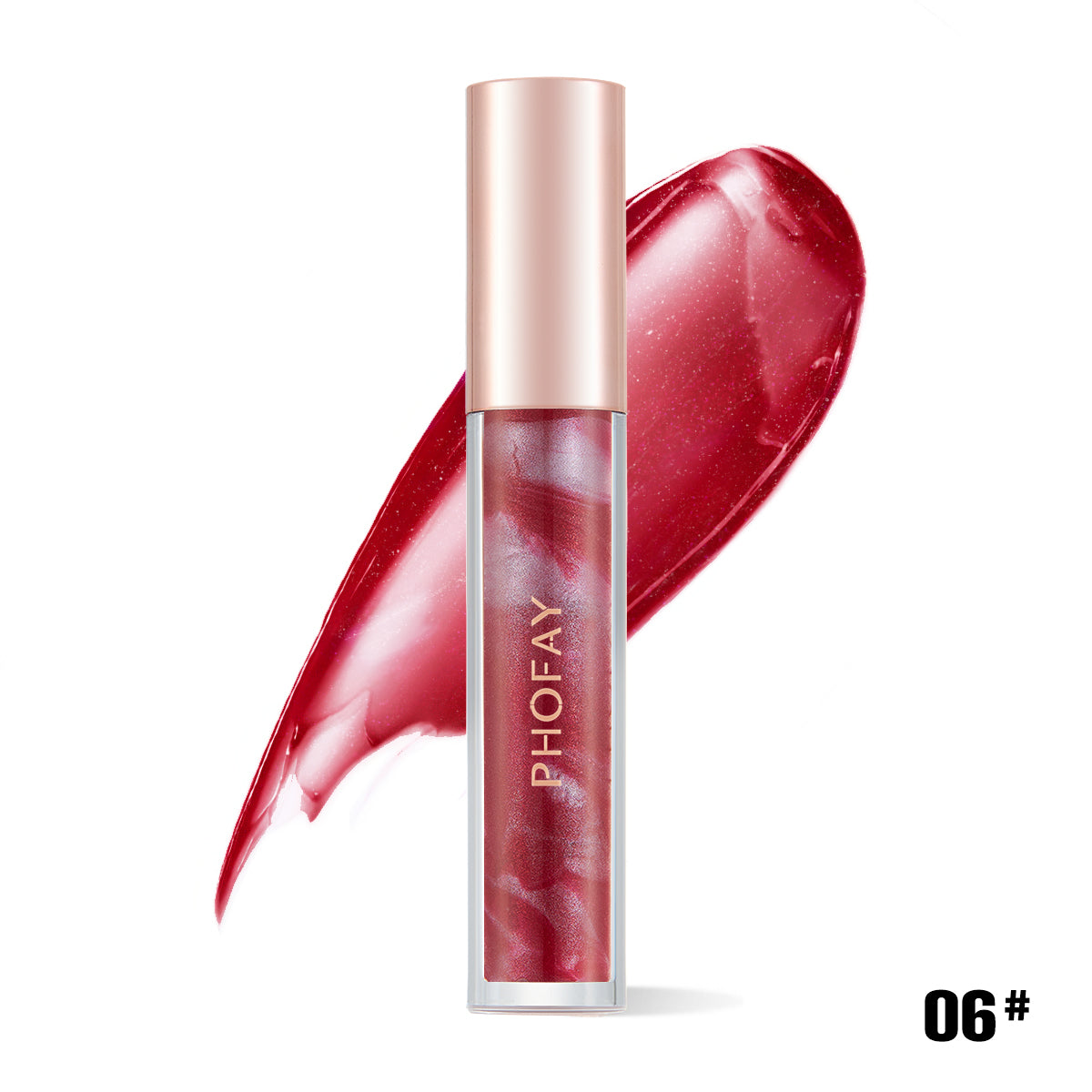 PHOFAY Rose Blooming Hydrating Lip Gloss - 4 - CJ
