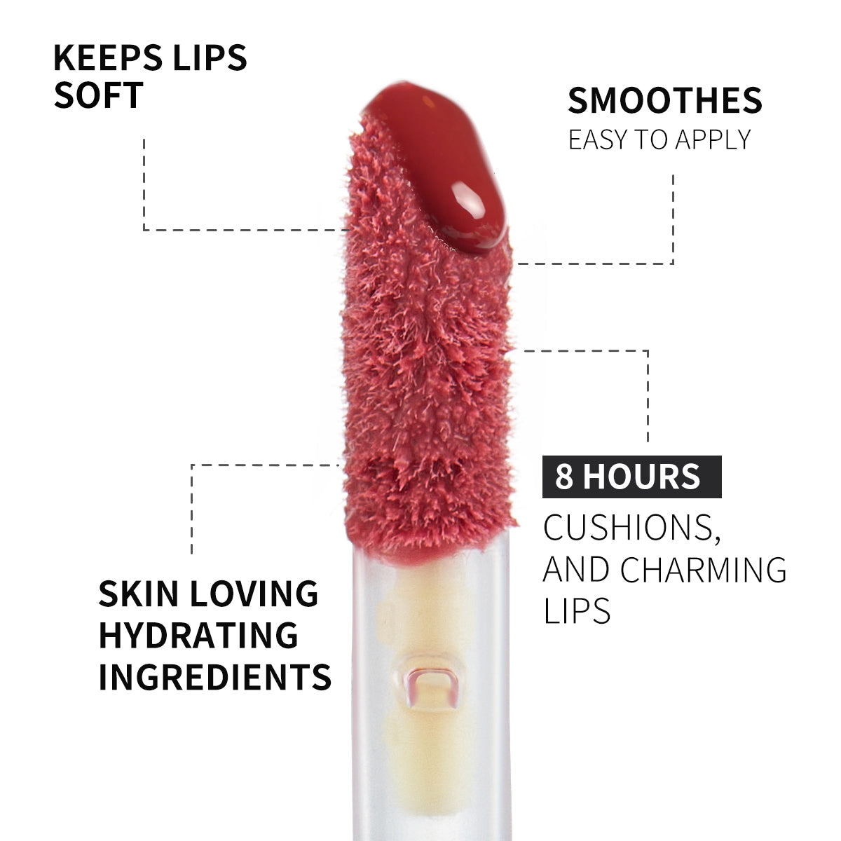 PHOFAY Rose Blooming Hydrating Lip Gloss - 4 - CJ