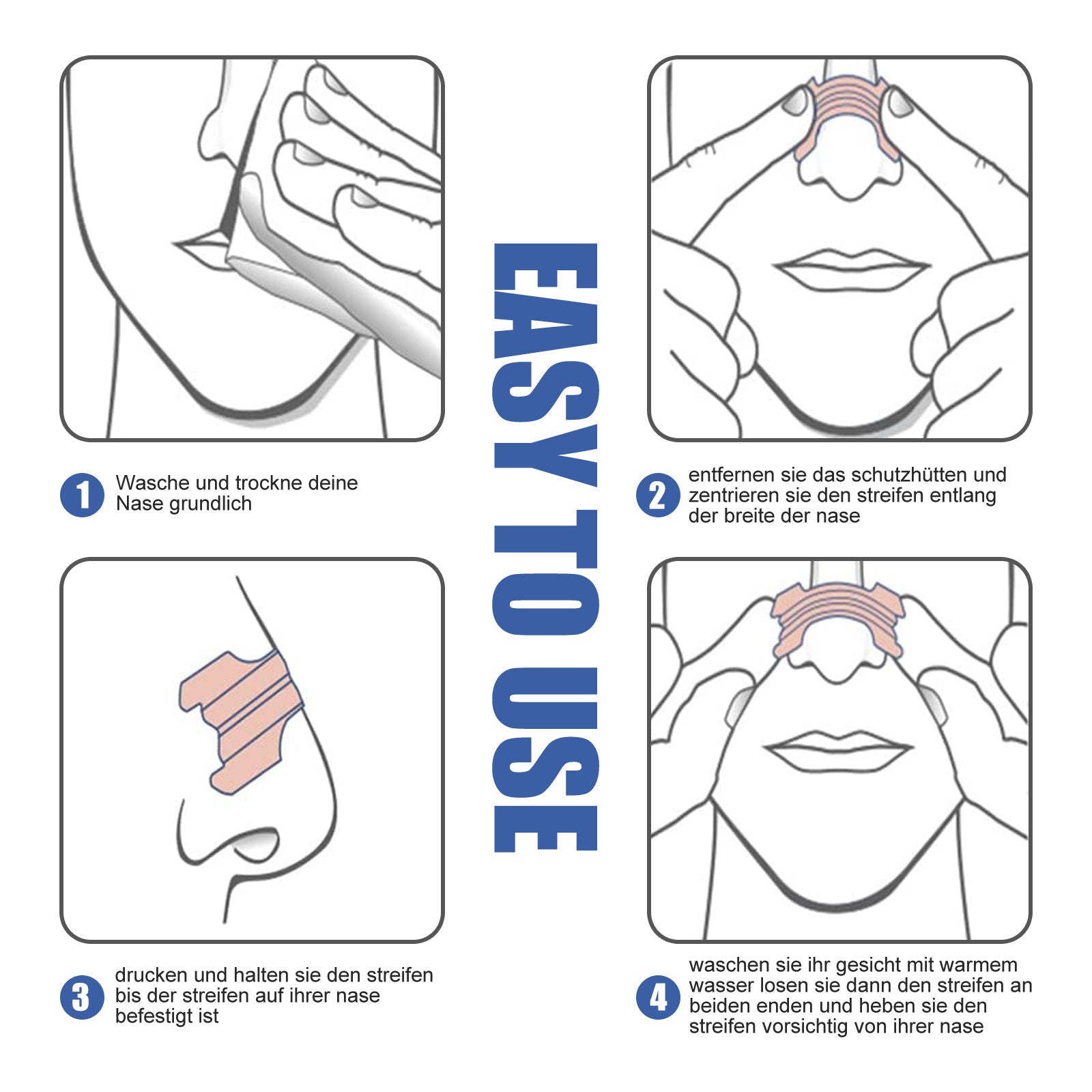 West&Month Nasal Ventilator Nasal Strip Anti - snoring Unclogging Airway Anti - snoring Stop Snoring Strip Care - 5 - CJ