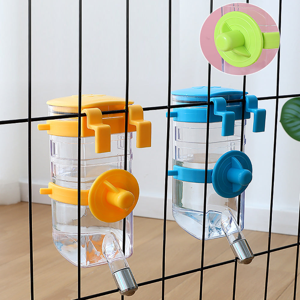 No Drip Dog Kennel Water Bottle Dispenser For Crate, Dripless Pet Drinking Fountains Kettle With Automatically Feeding Water Hanging Cage Automatic Small Pet Food Bowl Water Bottle Dispenser - 5 - CJ