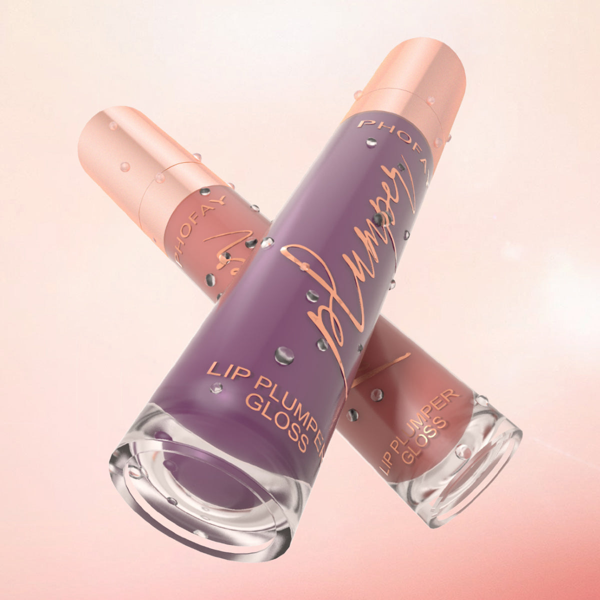 PHOFAY Shiny Lip Plumper Gloss - 4 - CJ