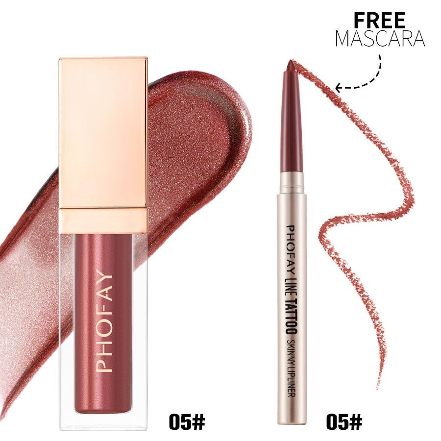 PHOFAY Lipliner And Ultra - Glossy Lip Gloss - 4 - CJ