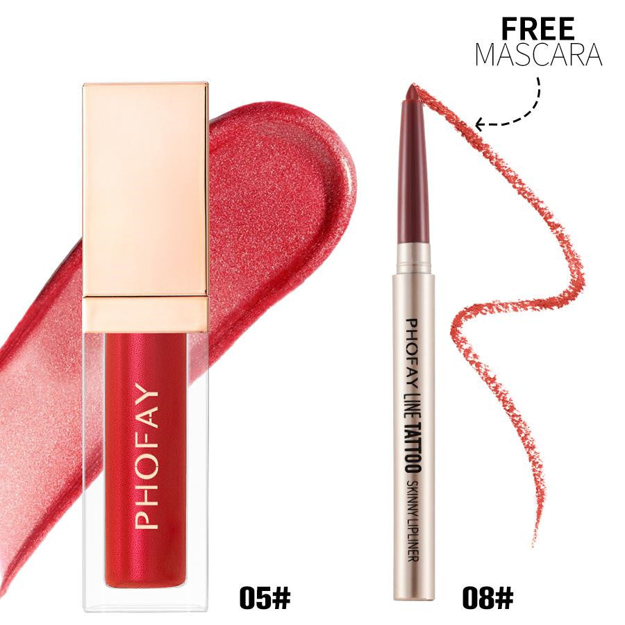 PHOFAY Lipliner And Ultra - Glossy Lip Gloss - 4 - CJ