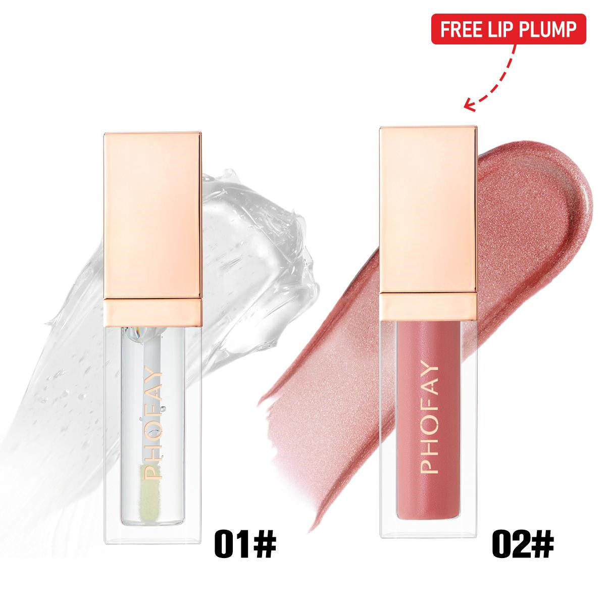 PHOFAY Ultra - Glossy Lip Gloss Set - 4 - CJ