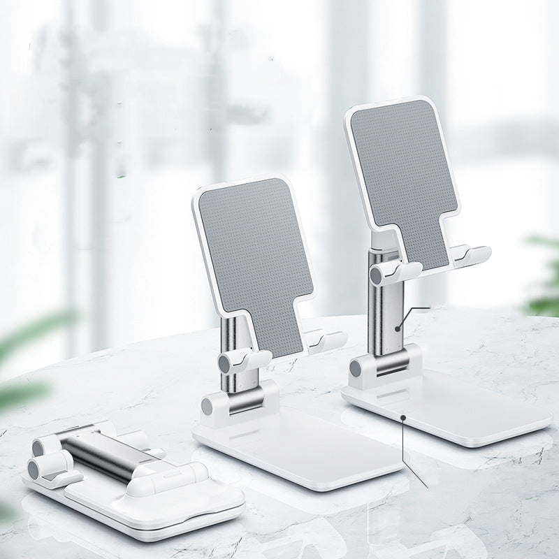 Adjustable Cell Phone Stand Tablet Holder Bracket Mount - 0 - CJ - White Aluminum alloy - CJSJSJSJ01418 - White Aluminum alloy