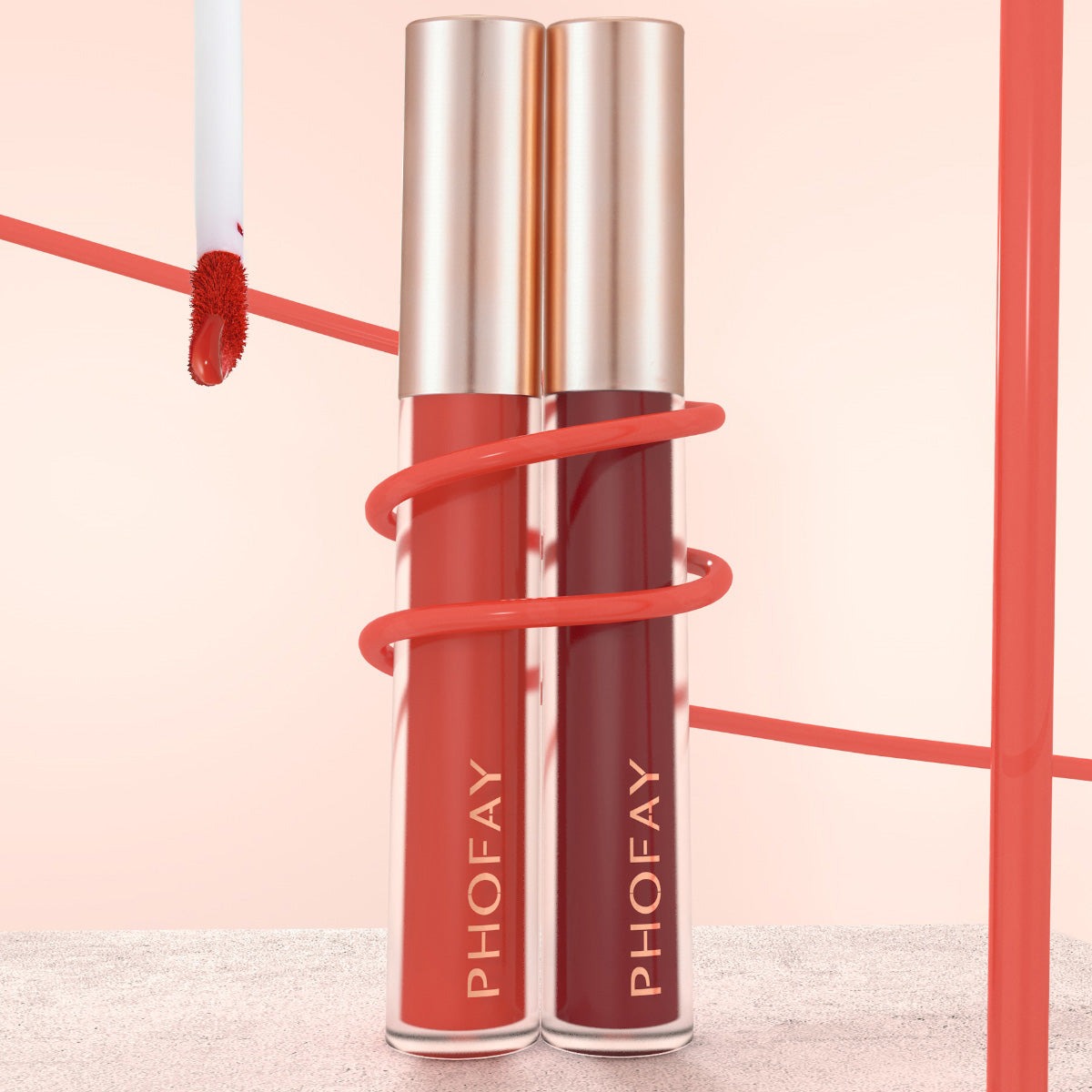 PHOFAY Non - Sticky Lip Gloss - 4 - CJ