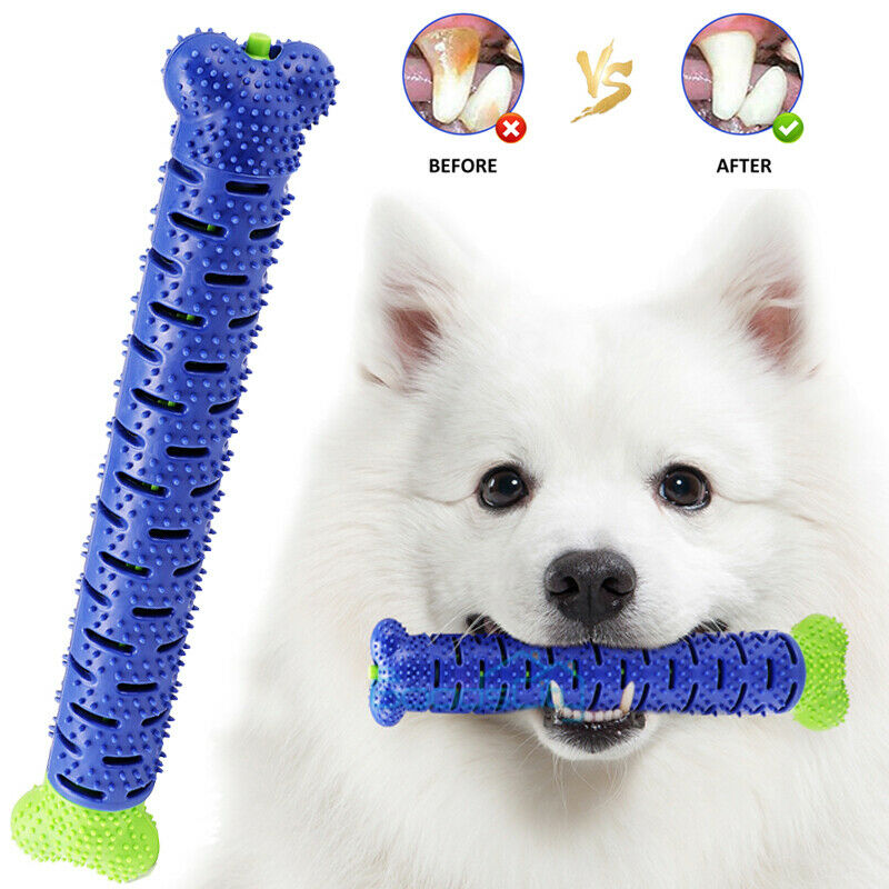 Dog Chew Toys Toothbrush Pets Molar Tooth Cleaning Brushing Stick Doggy Silicone - 5 - CJ