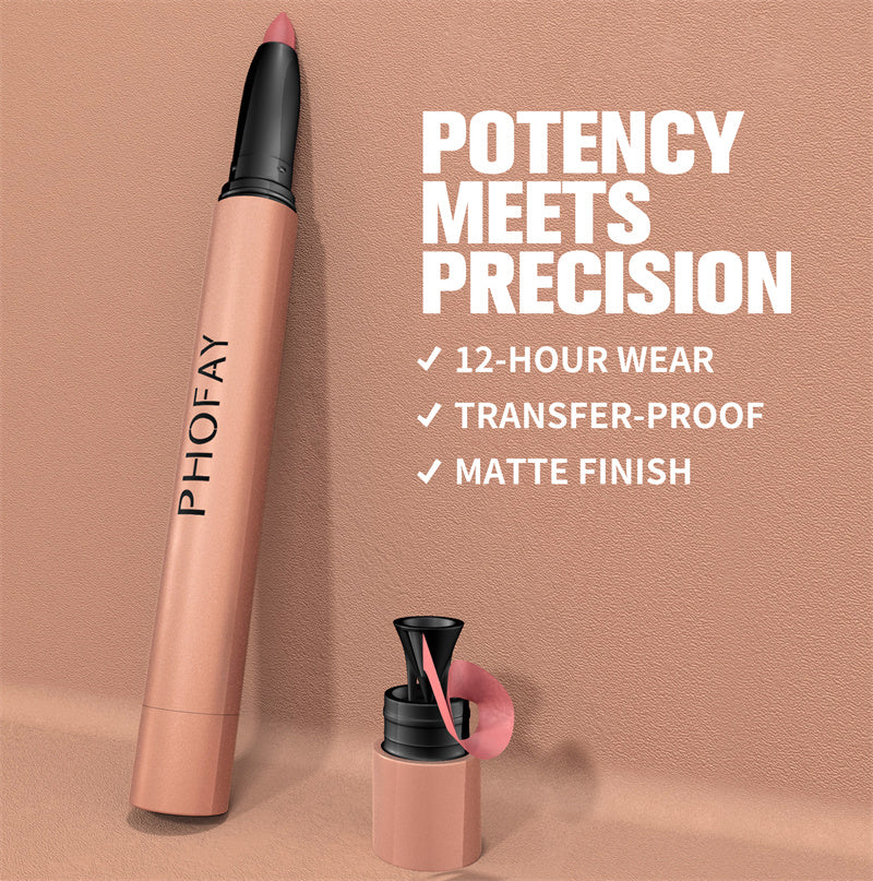 PHOFAY MATTE LIP LINER LIPSTICK PEN - 4 - CJ