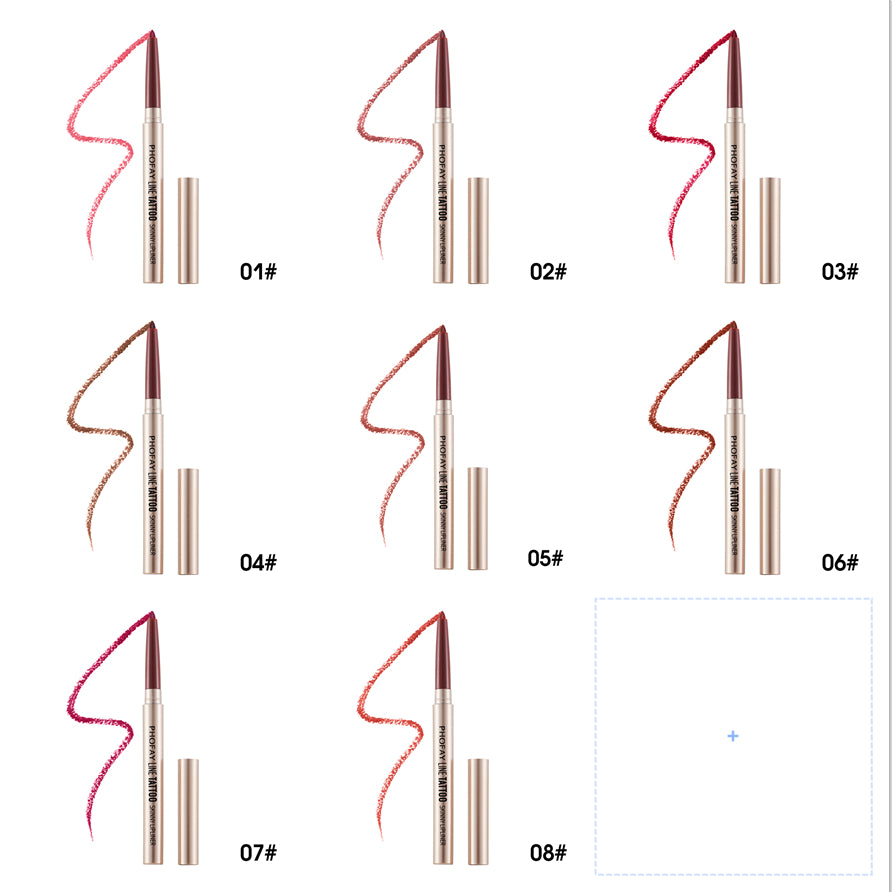 PHOFAY Lipliner - 4 - CJ - 8Color Set - CJKH203649411KP