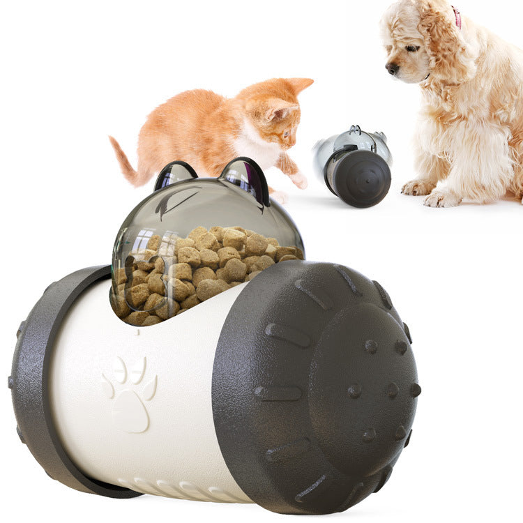Funny Dog Treat Leaking Toy With Wheel Interactive Toy For Dogs Puppies Cats Pet Products Supplies Accessories - 0 - CJ - Black - CJJJCWGY03954 - Black
