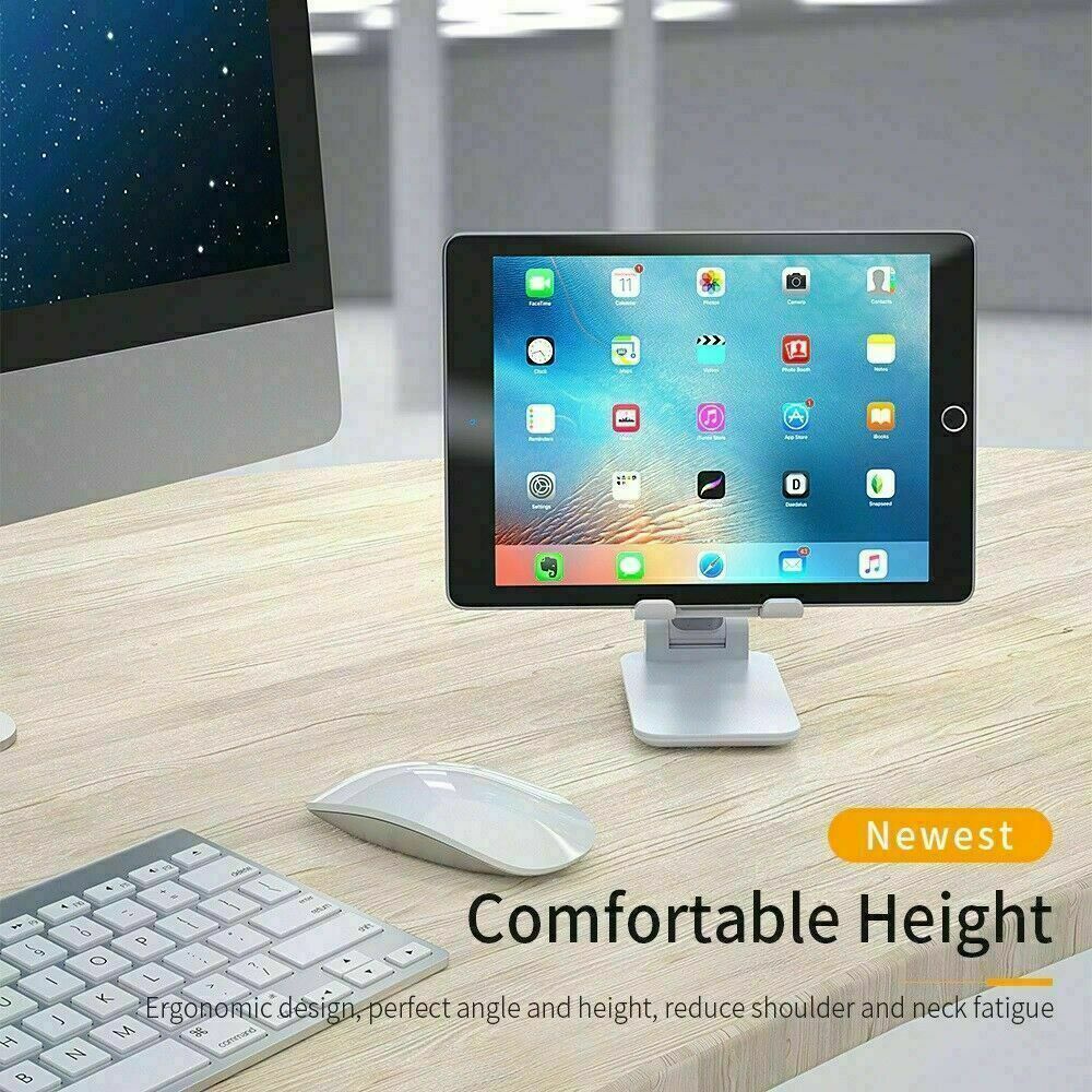 Cell Phone Stand Tablet Mount Fordable Desktop Holder Cradle Dock Mobile Phone Phone Holder Stand, Desktop Cell Phone Holder For IPad Tablet Desk Holder - 5 - CJ