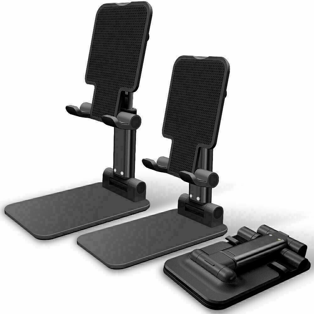 Cell Phone Stand Tablet Mount Fordable Desktop Holder Cradle Dock Mobile Phone Phone Holder Stand, Desktop Cell Phone Holder For IPad Tablet Desk Holder - 5 - CJ